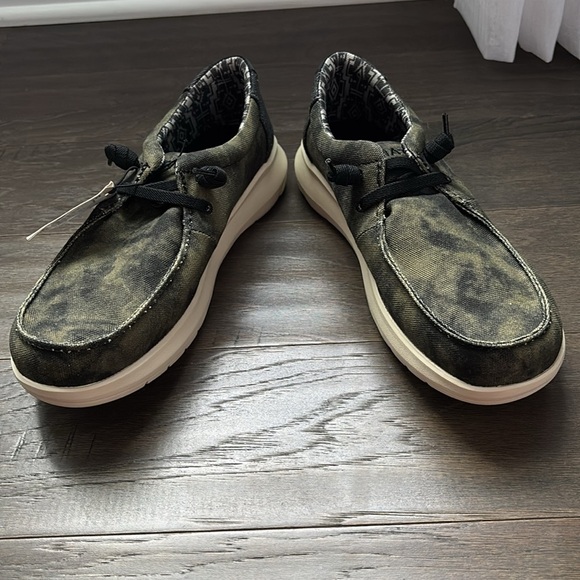 Ariat Hilo Moss Green,FLX Foam sole,elastic lace,textile upper,mesh lined - Picture 3 of 9